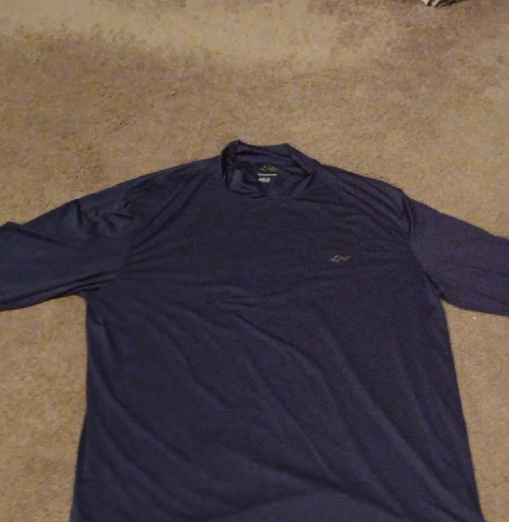 Greg Norman Collection Men's Long-Sleeve Performance Tee - Navy